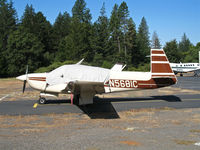 N5681C @ 2O3 - San Jose-based Mooney M20J visiting @ Parrett Field, Angwin, CA - by Steve Nation