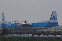 PH-KVK @ EGSH - One of five Fokker 50's currently parked up at Norwich. - by Graham Reeve