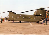 D-667 @ MHZ - CH-47D Chinook of 298 Squadron Royal Netherlands Air Force on display at the 1998 RAF Mildenhall Air Fete. - by Peter Nicholson