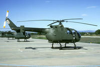 HA15-76 @ LEBT - These high legged Spanish Bolkows could be fitted with a gun underneath the fuselage. - by Joop de Groot