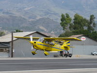 N37BY @ SZP - 2004 American Champion 8KCAB, Lycoming AEIO-360 180 Hp, landing Rwy 22, wind shift - by Doug Robertson