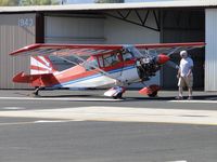 N5041M @ AJO - Getting ready to check the engine - by Helicopterfriend