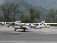 N9296P @ SZP - 1968 Piper PA-24-260TC TURBO COMANCHE, Lycoming TIO-540-N1A5 260 Hp, landing Roll Rwy 04 another wind shift - by Doug Robertson