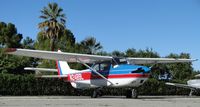 N2489L @ RAL - Parked by the bushes - by Helicopterfriend