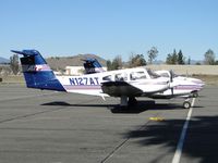 N127AT @ RAL - Parked near Admin building - by Helicopterfriend
