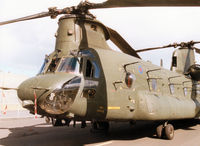 ZD575 @ EGQL - Chinook HC.2 of 27[Reserve] Squadron at RAF Odiham on display at the 1997 RAF Leuchars Airshow. - by Peter Nicholson