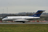N86LF @ EGGW - RC18 Inc Hawker 4000 departing from RW26 - by Chris Hall