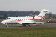 G-MEGP @ EGGW - Challenger 300 landing on RW26 - by Chris Hall