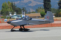N269SD @ KWVI - Farrel RV-7A taxiing to VANS judging ramp @ 2010 Watsonville Fly-in - by Steve Nation