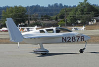 N287R @ KWVI - Locally-based 2005 Rose COZY MARK IV taxiing in @ 2010 Watsonville Fly-in - by Steve Nation
