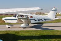 N2097N @ TDZ - Arriving at the EAA breakfast fly-in at Toledo, Ohio - by Bob Simmermon
