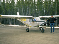 N7092B - We met David on Alaska Highway, May 7th, 2006.He just landed in a heavy snowstorm along the roadside. We travelled by campervan and helped him with coffee and brownies...Today we readed about his crash in Nevada on November 22, 2006. He stayed unharmed.   - by Dick van Toorn