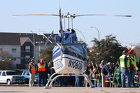 N1080N - Bell 206 on Santa Duty at Six Flags - Hurricane Harbor - Arlington, TX