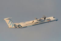G-ECOO @ EGCC - flybe Dash-8 departing from RW05L - by Chris Hall
