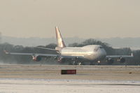 G-VTOP @ EGCC - Virgin Atlantic B747 lining up on RW05L - by Chris Hall