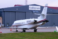 SX-IRP @ EGGW - Gain Jet Gulfstream G200 Galaxy - by Chris Hall