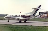 G-BSHL @ EGGW - Taxying out at Luton in the 1980s for an engine test run - by G TRUMAN