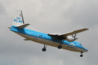 PH-KVI @ EBBR - Flight KL1725 is descending to RWY 02 - by Daniel Vanderauwera