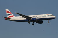 G-BUSK @ EBBR - Arrival of flight BA388 to RWY 02 - by Daniel Vanderauwera