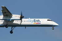 G-JEDW @ EBBR - Arrival of flight BE1841 to RWY 02 - by Daniel Vanderauwera