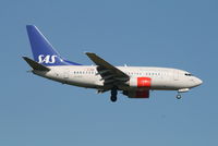 LN-RRR @ EBBR - Flight SK589 is descending to RWY 02 - by Daniel Vanderauwera