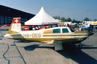 HB-DEG @ EDNY - Mooney M20E at the AERO 2001, Friedrichshafen