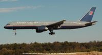 N587UA @ BWI - final approach to 33L - by J.G. Handelman