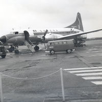 OO-SCL @ DUS - Sabena , Convair 440-12 at Dusseldorf Airport 1962 - by Henk Geerlings