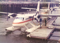 CF-AWC @ CYWH - Air West Twin Otter at Victoria Island , 1974 - by Henk Geerlings