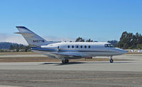 N427TM @ KWVI - Aircraft Holdings Raytheon Hawker 800XP taxiing at WVI during 2010 Watsonville Fly-In - by Steve Nation