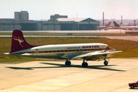 VH-EDB @ YSSY - Qantas C-54A / DC-4 , SYD , Oct '72 - by Henk Geerlings
