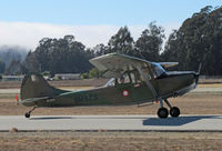 N841CP @ KWVI - Cessna L-19E ex Malta DF 61-2972 taxiing at 2010 Watsonville Fly-In - by Steve Nation
