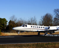 N203WS @ KCWS - Cessna 560 landing at Cantrell Field. - by Jason Politte