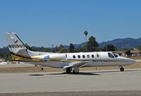 N958GC @ KWVI - GILC Corp 2002 Cessna 550 taxiing in at KWVI home base - by Steve Nation
