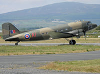 ZA947 @ EGNS - The BBMFs Dakota visiting for Armed forces day - by Manxman