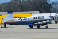 N3492X @ KWVI - Santa Clara County-based 1966 Mooney M20C taxiing @ 2010 Watsonville Fly-in - by Steve Nation