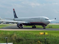 N274AY @ EGCC - US Airways A330 N274AY departs for the US - by Manxman