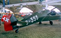 J-355 - Messerschmitt Bf 109E-3 at the Fliegermuseum Dübendorf - by Ingo Warnecke