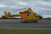 G-LNAA @ EGFH - Explorer at Swansea Airport. Police Aviation Services Ltd spare helicopter possibly standing in for G-COTH on Trinity House duties. Former Lincs & Notts Air Ambulance. - by Roger Winser