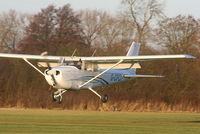 G-CFCI @ EGBD - landing at Derby-Eggington airfield - by Chris Hall