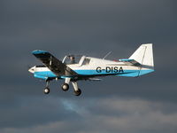 G-DISA @ EGLK - Aerobility Bulldog with new paint job on finals for rwy 25 - by BIKE PILOT