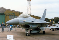 J-257 @ EGQL - F-16A Falcon of 322 Squadron Royal Netherlands Air Force based at Leeuwarden on display at the 1986 RAF Leuchars Airshow. - by Peter Nicholson