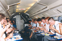 U-02 @ EHSB - Cabin , Fokker 60 ,  KLu - Royal Dutch Airforce. Flt Soesterberg AFB to Rhein Main AFB Jul 1999 - by Henk Geerlings