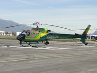 N961SD @ POC - Parked at the LACO Sheriff helipad - by Helicopterfriend