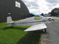 G-APUY @ EGCB - Interesting looking thing!! - by Manxman