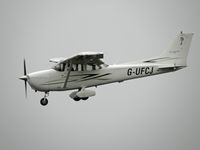 G-UFCJ @ EGNS - On finals for Runway 08 - by Manxman