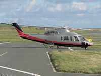 G-PACO @ EGNS - Taxiing out from Area Victor - by Manxman