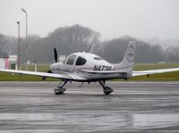 N473BJ @ EGMC - In the rain at Southend - by Andy Parsons