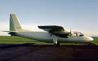 EI-AYN @ CAX - BN-2A Islander of Aer Arann was a visitor to Carlisle in the Summer of 1978. - by Peter Nicholson