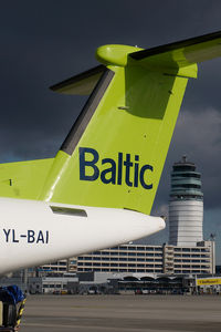 YL-BAI @ LOWW - Air Baltic Dash 8-400 - by Dietmar Schreiber - VAP